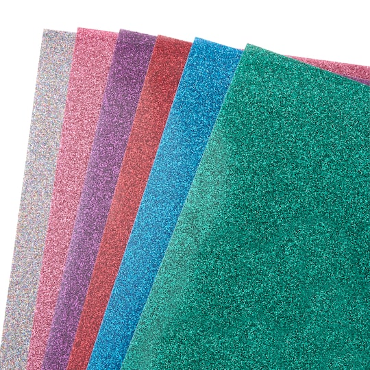 6 Packs: 6 ct. (36 total) Cricut® Glitter Iron-On Bejeweled Sampler